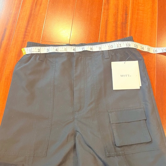 MOTT50 Gabrielle Cargo Trouser Pant Black Solid Utility Lightweight New NWT Sz S - Picture 7 of 12